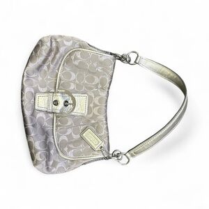 Coach Silver Shoulder Bag F18905
